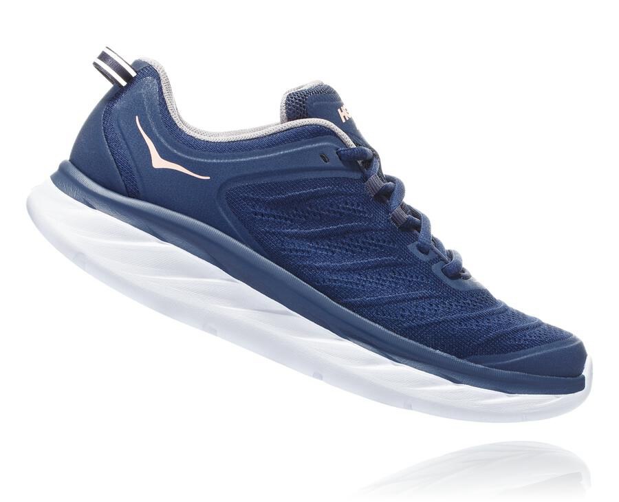 Hoka One One Koşu Ayakkabısı Kadın Mavi/Beyaz - Akasa - GJ5473680